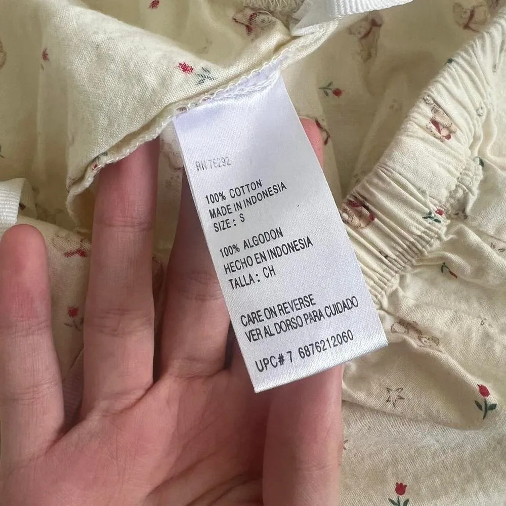 Secret Treasures Two Piece Pajama Set Small Cottagecore Coquette Farmhouse - Image 5