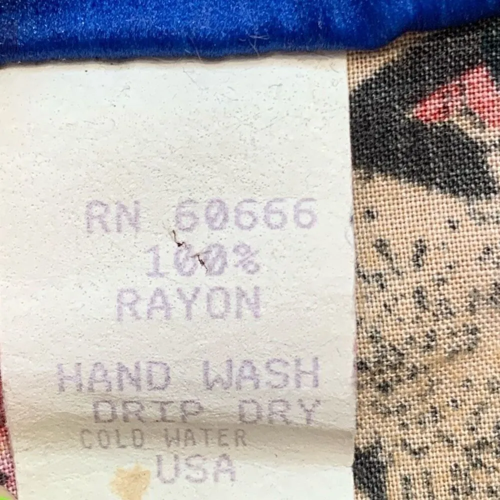 Vintage A Personal Touch Shirt Multicolor Abstract Art Collared Button Up Plus Purple Size 20W - Image 7