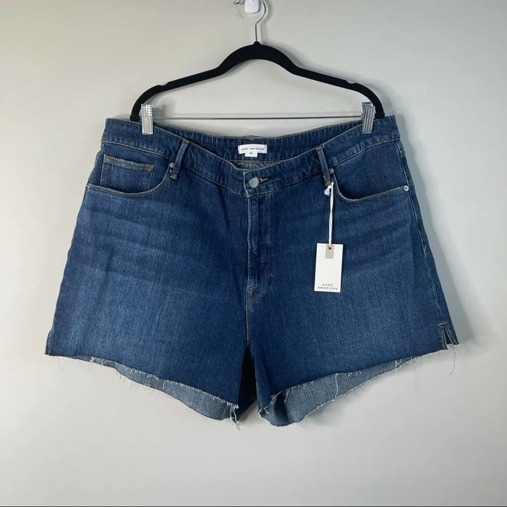 Good‎ American Cut Off denim shorts sz 20 - Image 5