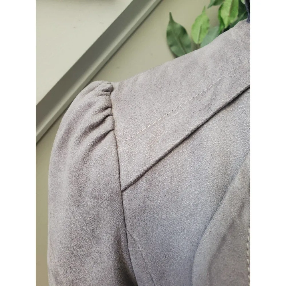 Kenneth Lady Women's Purple Polyester Long Sleeve One Button Blazer Size 40 - Image 13