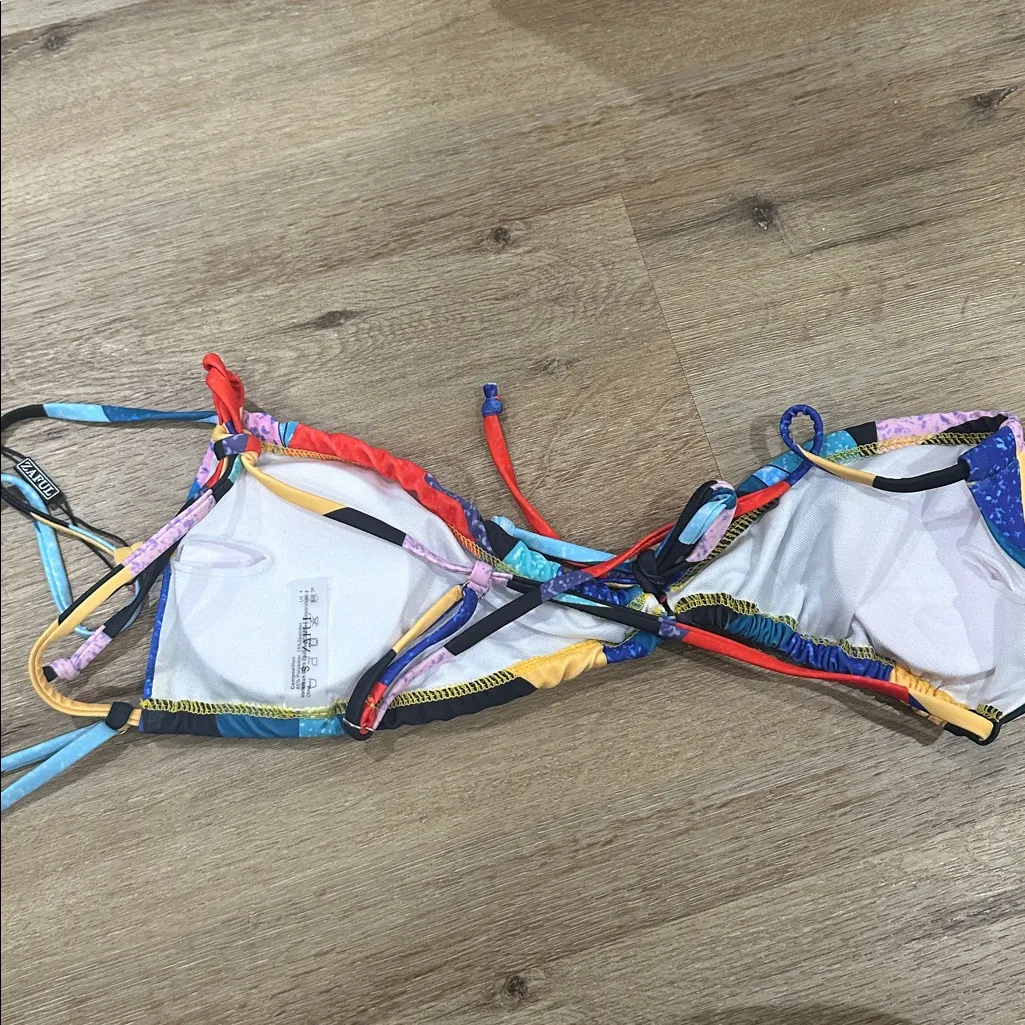 Zaful Multicolor Abstract Bikini Set - Image 2