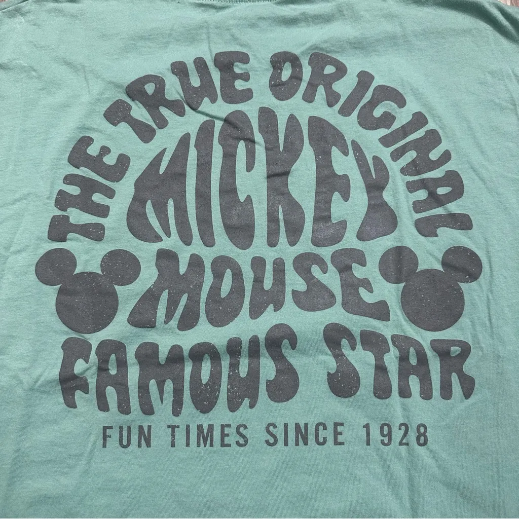 Disney Green 100th Anniversary Tee, Size XL - Image 8