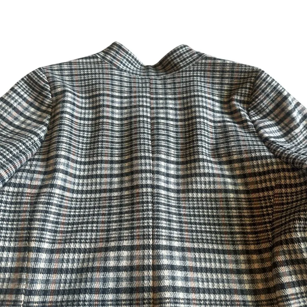 Soft Surroundings Open Front Blazer Jacket Plaid Soft Fabric Size Medium NWOT - Image 8