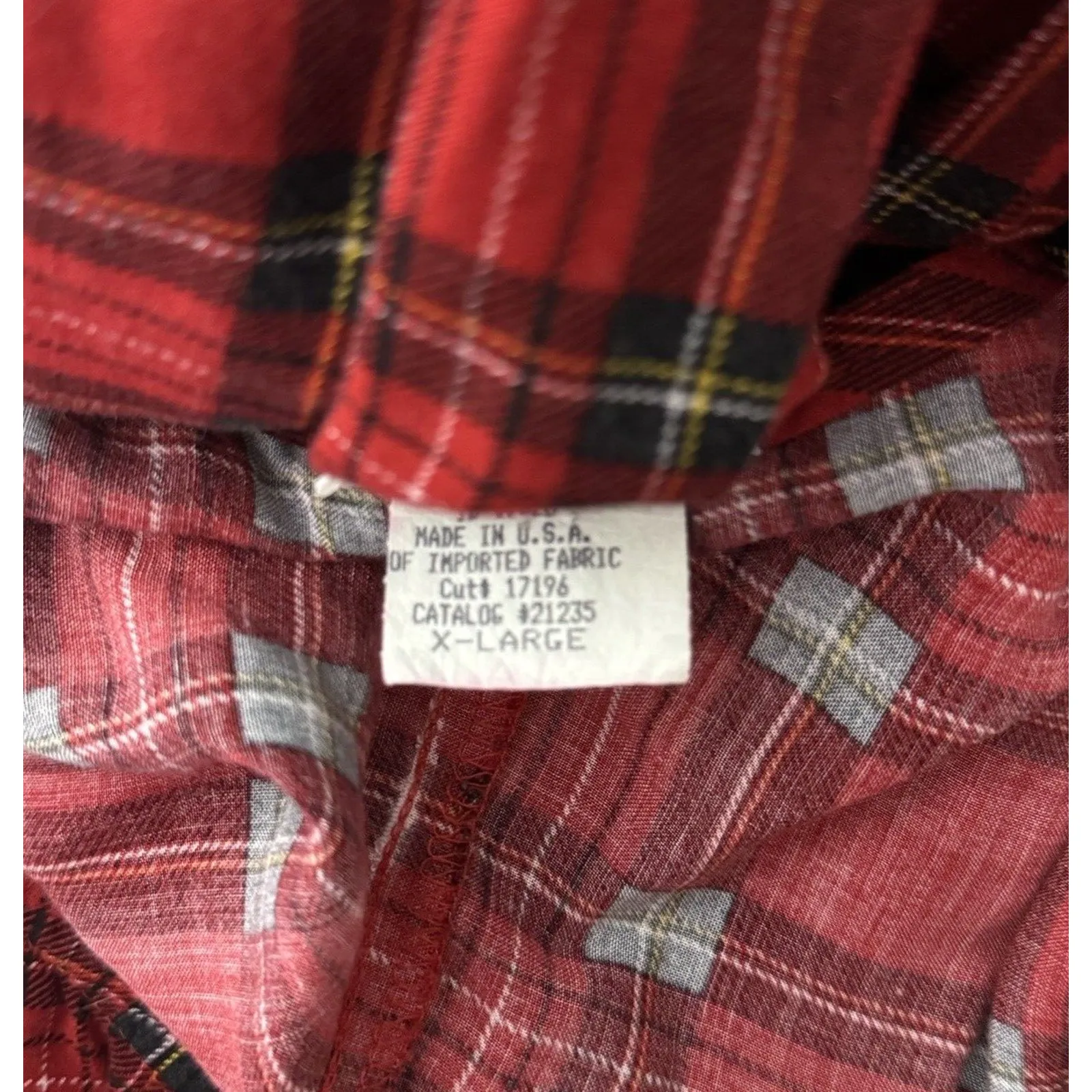 KDK‎ Designs Dress Womens XL Black Red Plaid Midi Classic Preppy Cabin Vintage - Image 8