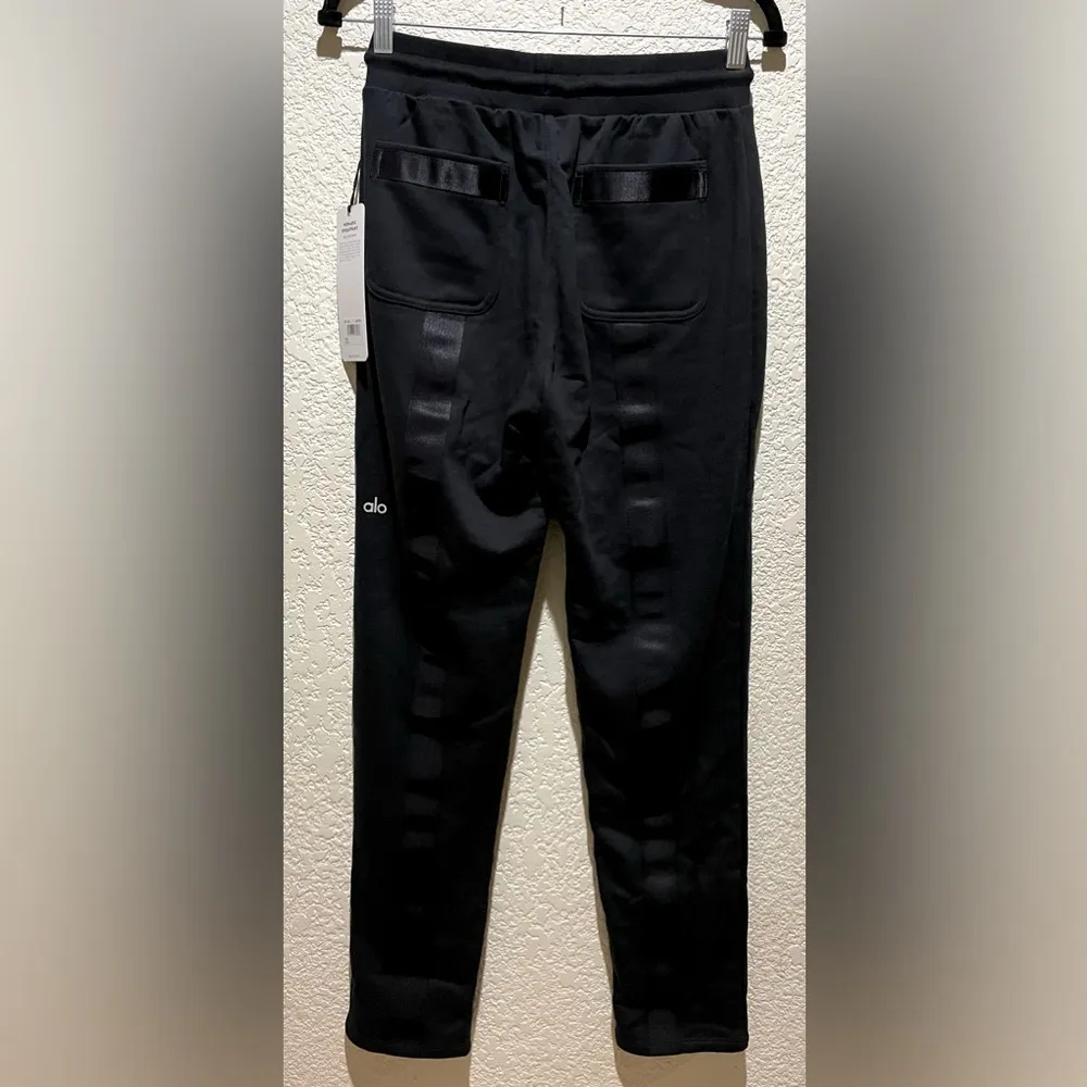 NWT Alo Yoga Nomadic Sweatpants in Black Front & Back Pockets Size S - Image 6