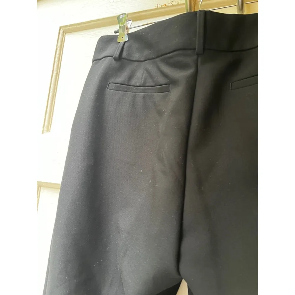 LOFT Slim Fit Black Career Office Pants Dress Pants trousers with stretch - Image 4