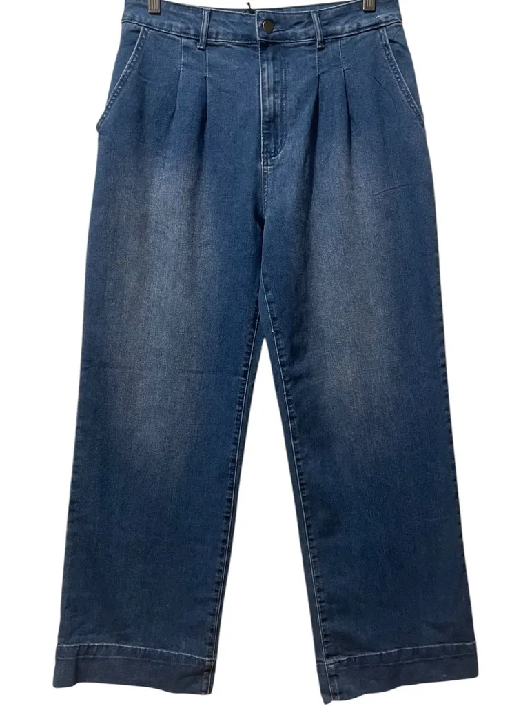 NWT Bagatelle Collection Wide Leg Tailored High Rise Denim Blue Jeans 29 - Image 1