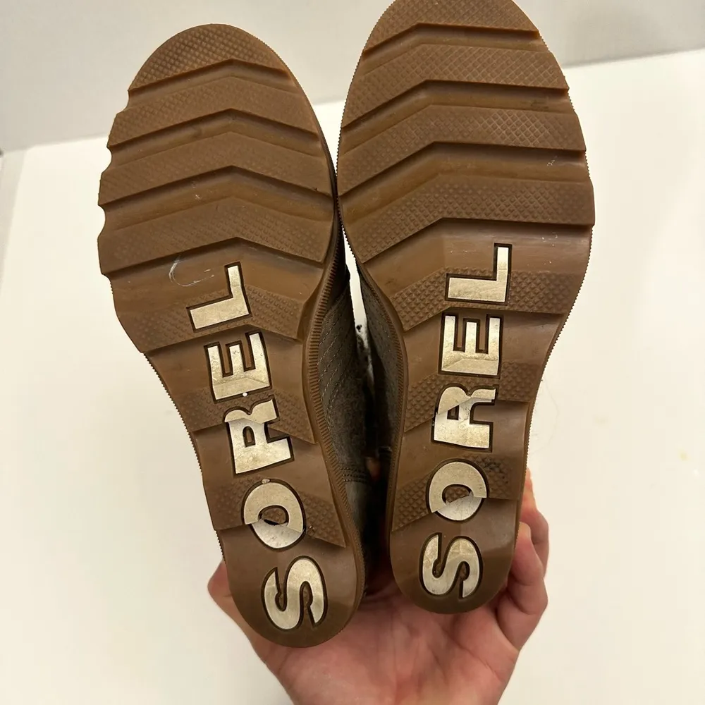 Sorel Lexie Waterproof Leather Wedge Boot Size 8.5 US - Image 11