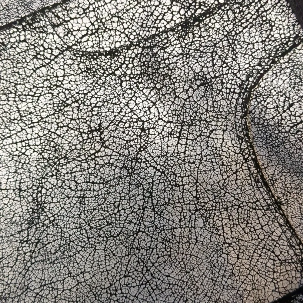 Helmut lang cracked paint lamb leather pull on pants size 0 - Image 5