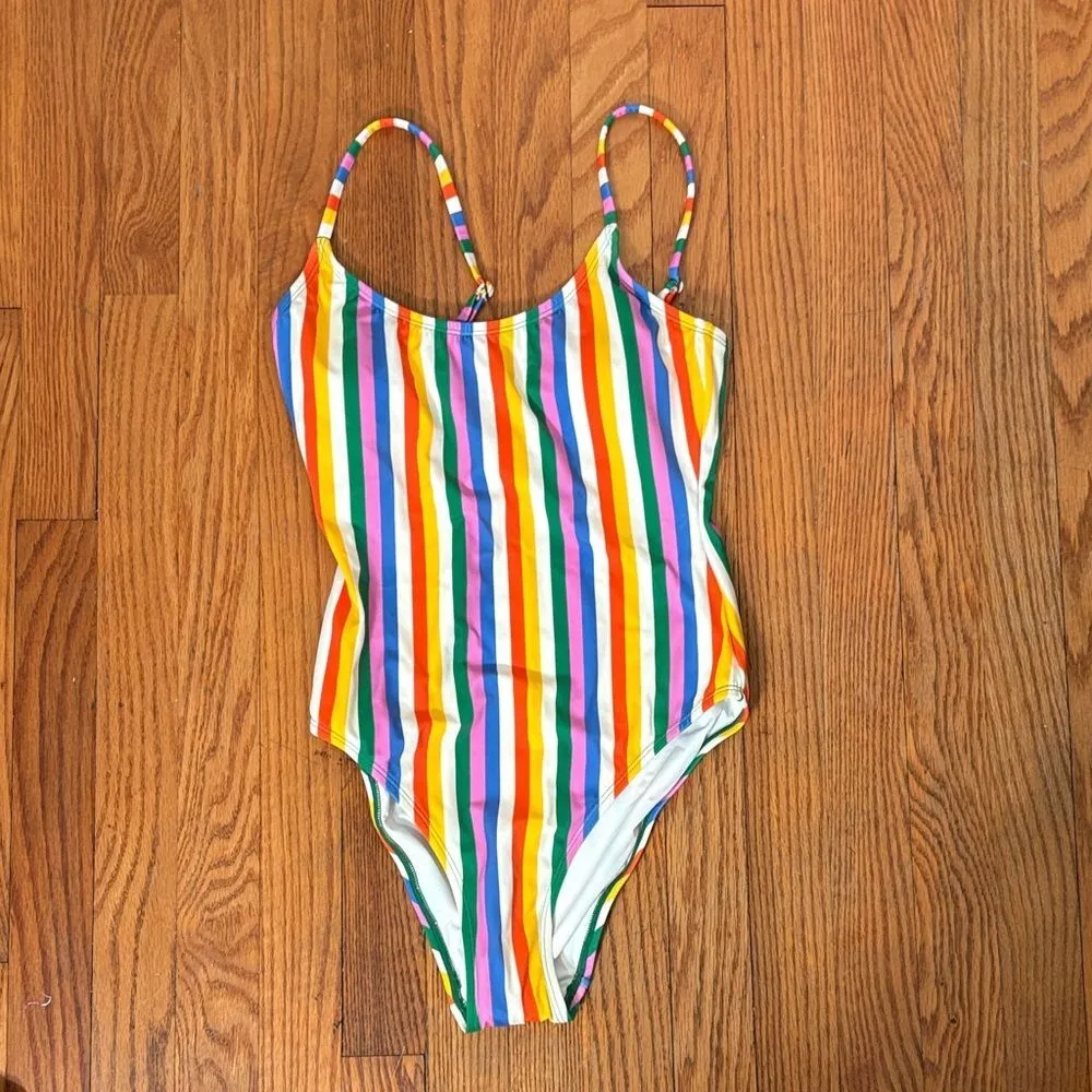 Andie‎ Amalfi One Piece Swimsuit Rainbow stripe size small NWOT - Image 2