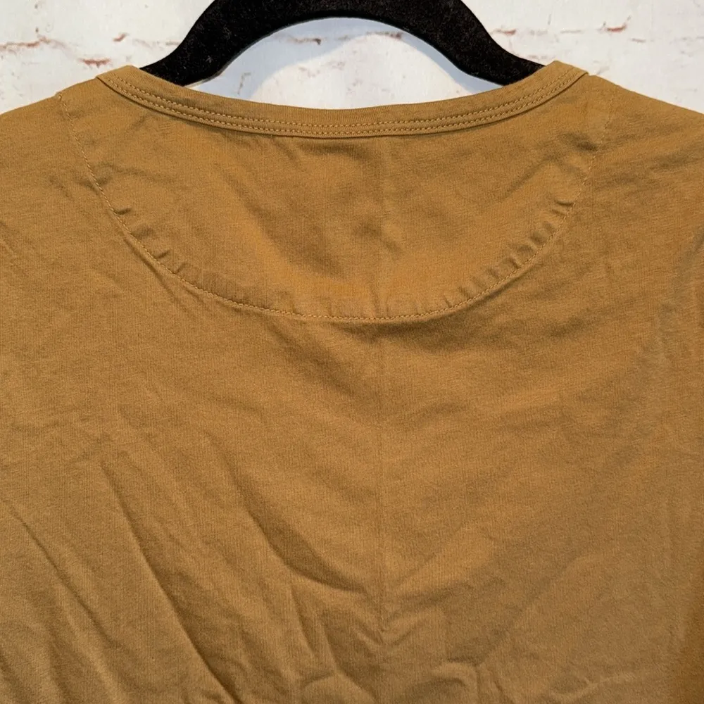 Filson Shirt Womens XS Casual Tan Caramel Crewneck Short Sleeve Basic Tee - Image 5