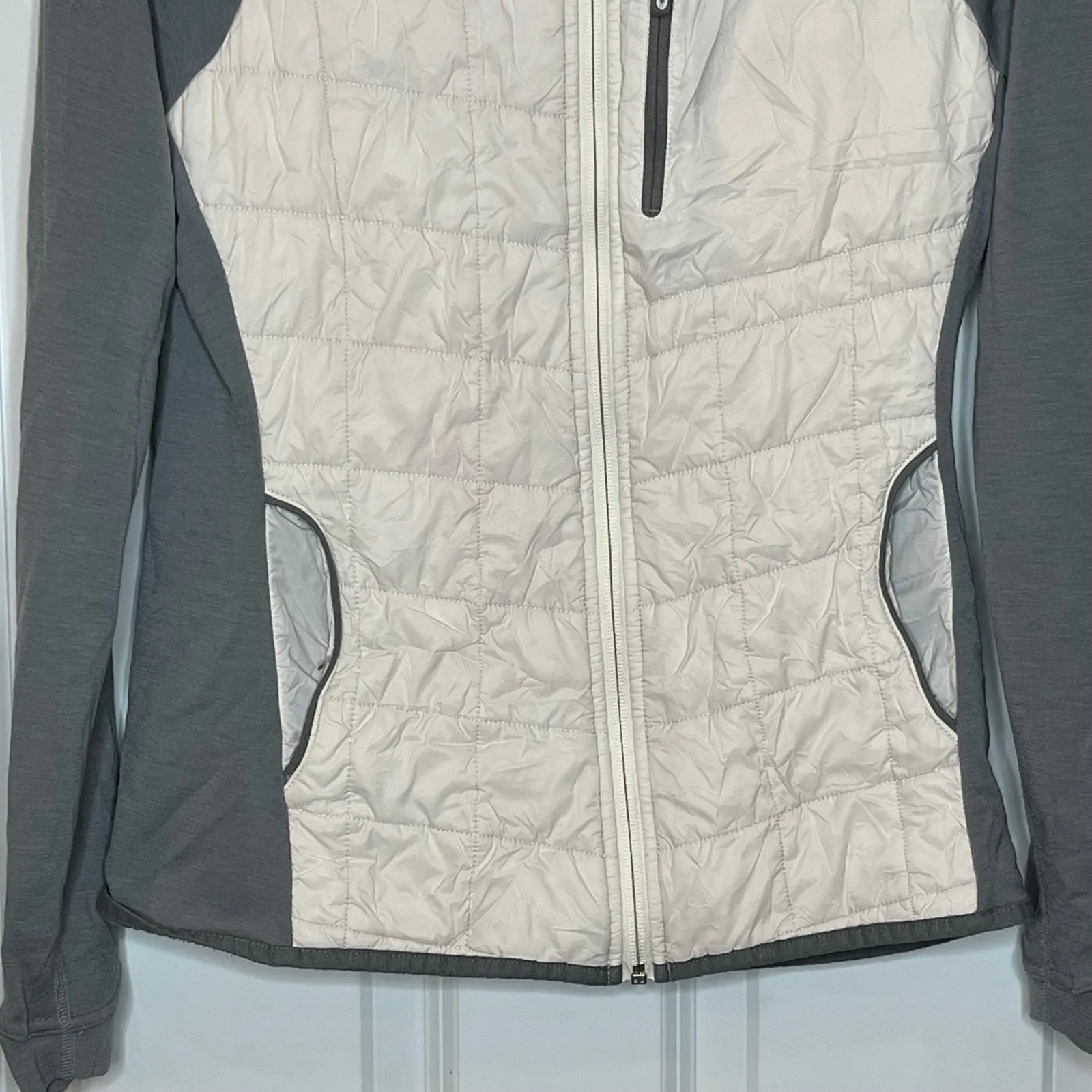 Smartwool  Size Medium PhD Merino Wool Smartloft Divide Full Zip Jacket Gray - Image 4