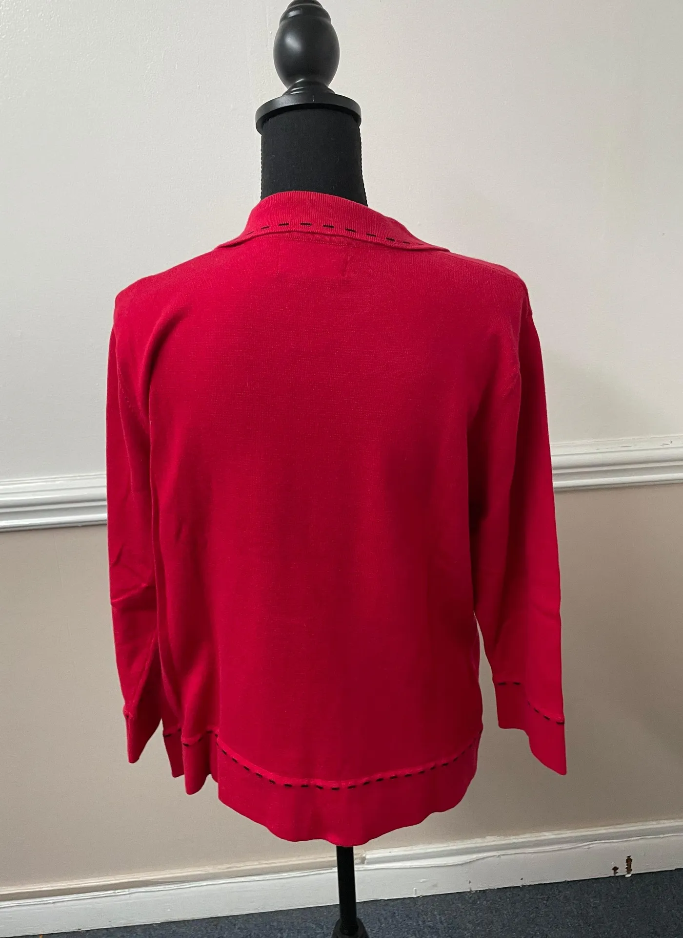 Sag Harbor Red Sweater - Image 2
