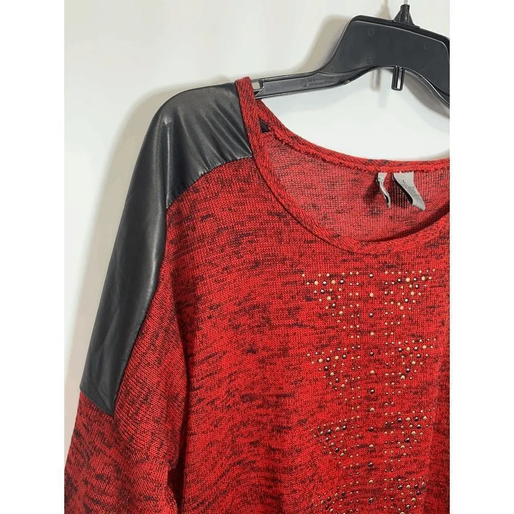 New Directions Weekend Marbled Knit Sweater Size L - Image 6