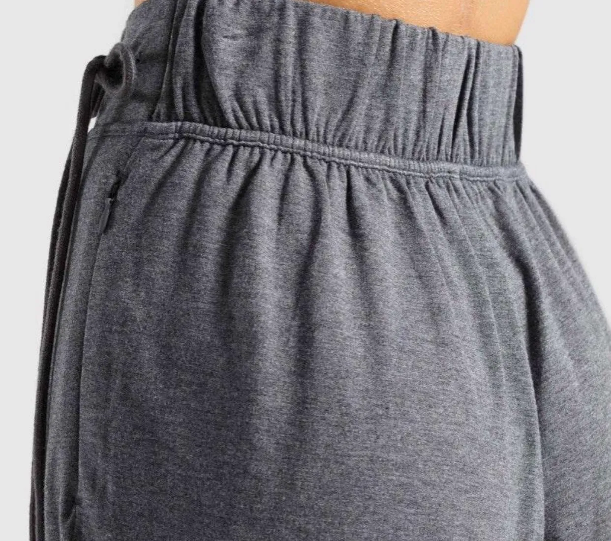 Gray High Waisted Sweatpants - Image 3