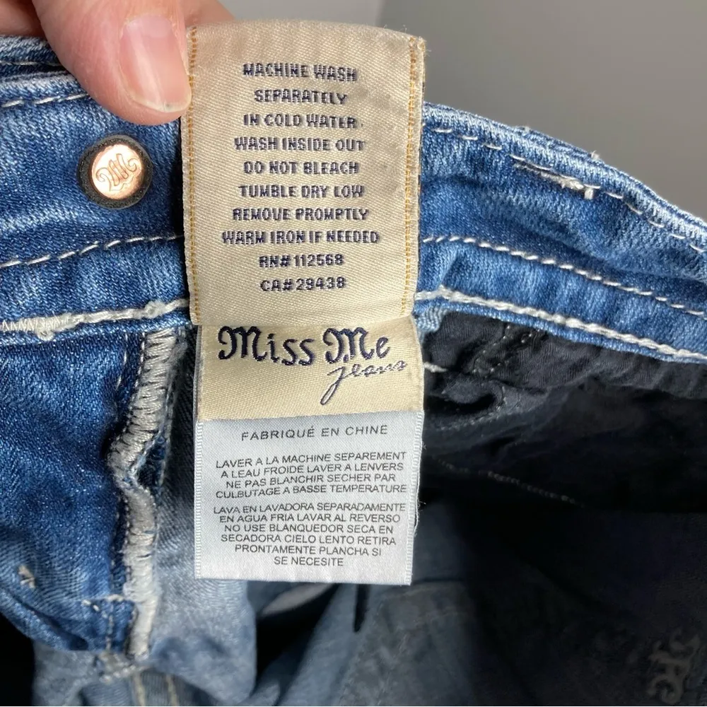 Miss Me signature boot cut jeans size 27 - Image 5