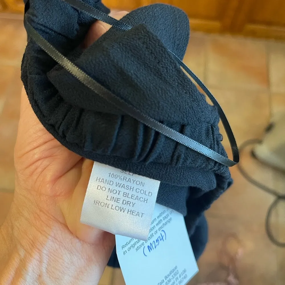 BLUIVY WIDE SPLIT LEG BREEZEFUL PALAZZO PANT Size L - Image 6