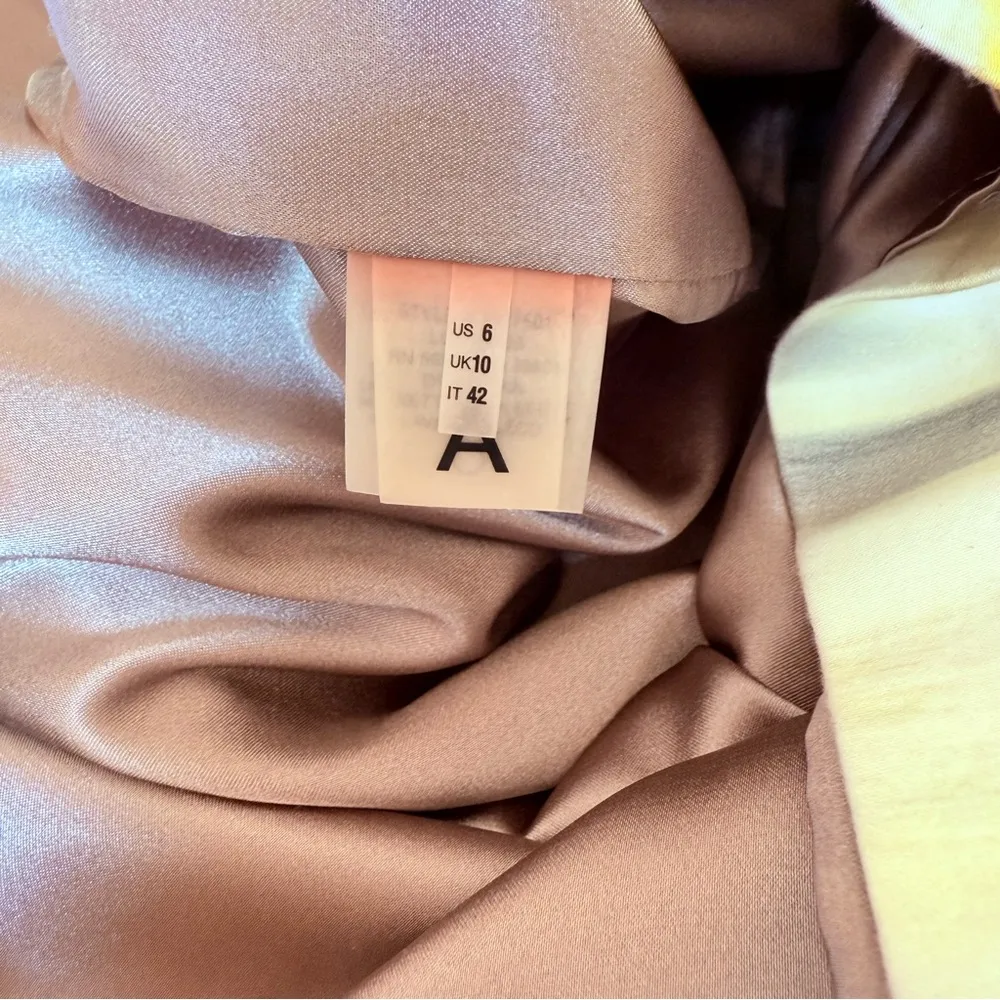 Elie Tahari Sleeveless Watercolor Sheath Dress Womens 6 - Image 9