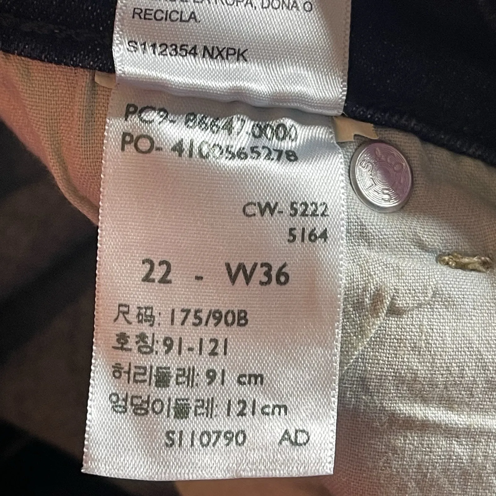 Signature  by Levi Strauss Mid-Rise Denim Shorts Women's 22 Blue Jean Z-255‎ - Image 3