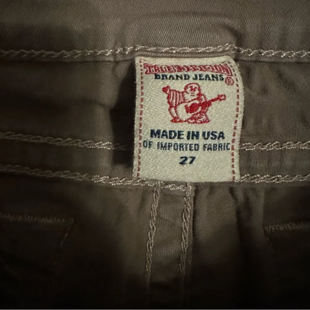 True Religion Halle Mid-Rise Straight Brown leopard Jeans size 27 - Image 7
