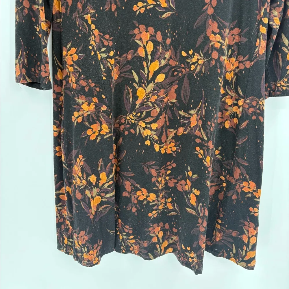 Garnet Hill Women's Dress Floral Tencel Lyocell Stretch Career 3/4 Sleeve medium - Image 5