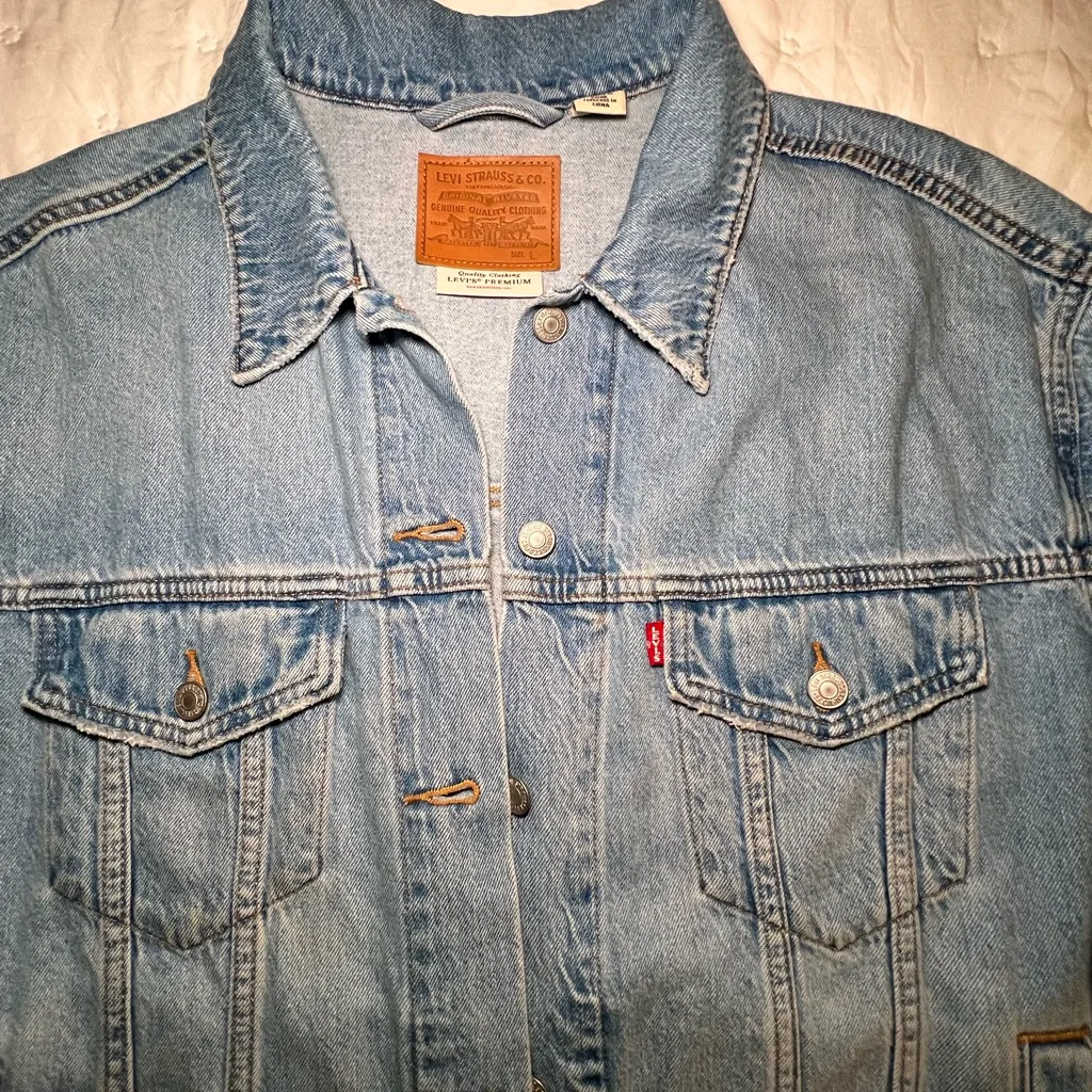 Levi's TRUCKER SHACKET Light Blue - Image 2