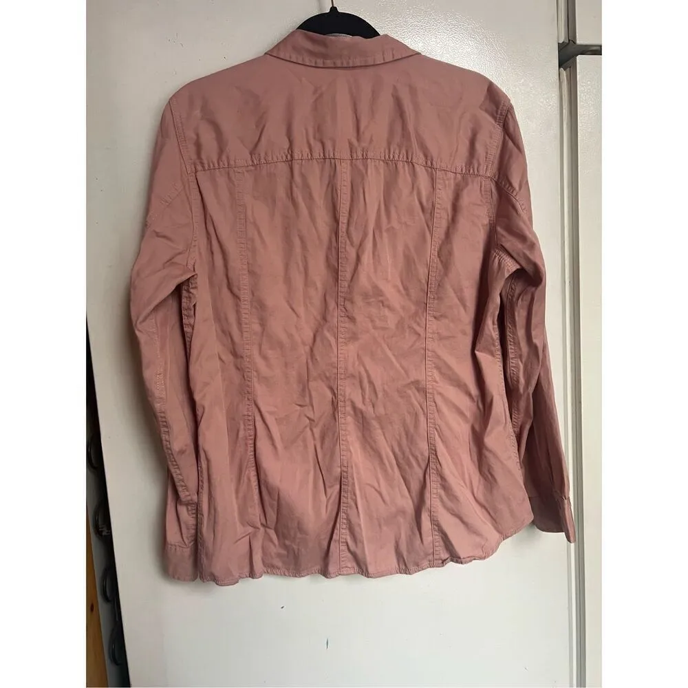 Sonoma Button Up Top Woman’s Size XL 100% Cotton - Image 10