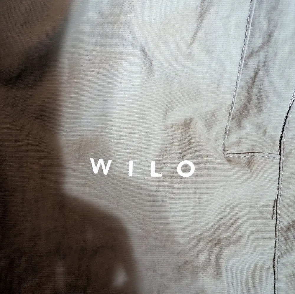 Anthropologie WILO THE LABEL Parachute Pants in Olive Sz L Nylon Gym Wor… - Image 2