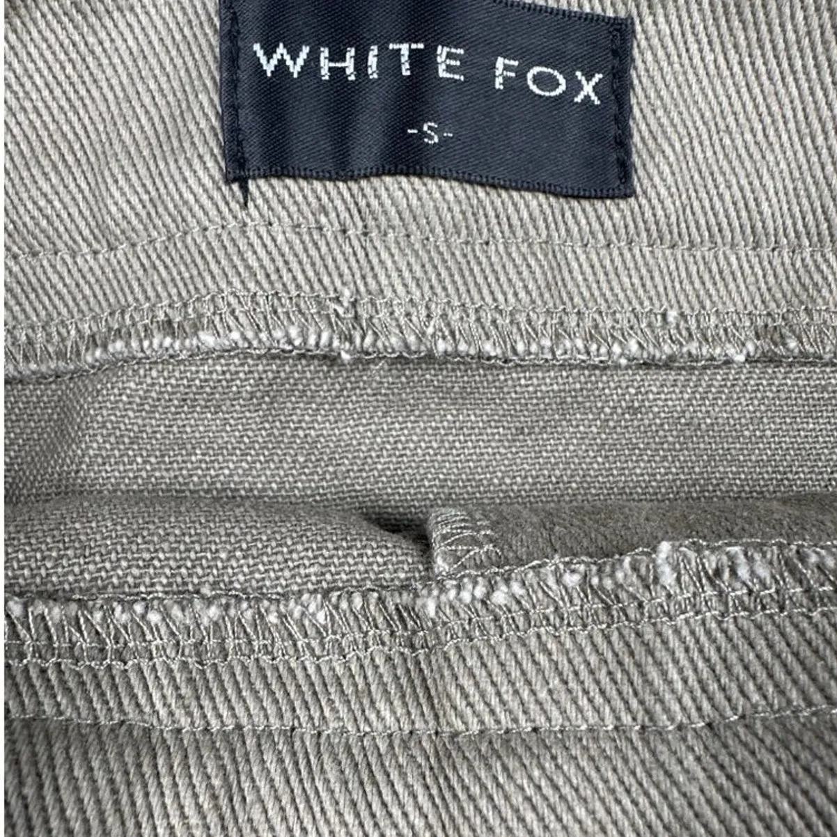 White Fox - Cut Out Mini Skirt in Gray Brown - Image 2