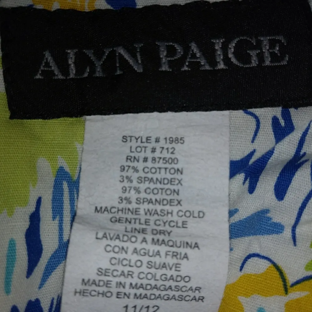 Alyn Paige 11 Blue Tropics PinUp Halter Dress - Image 3