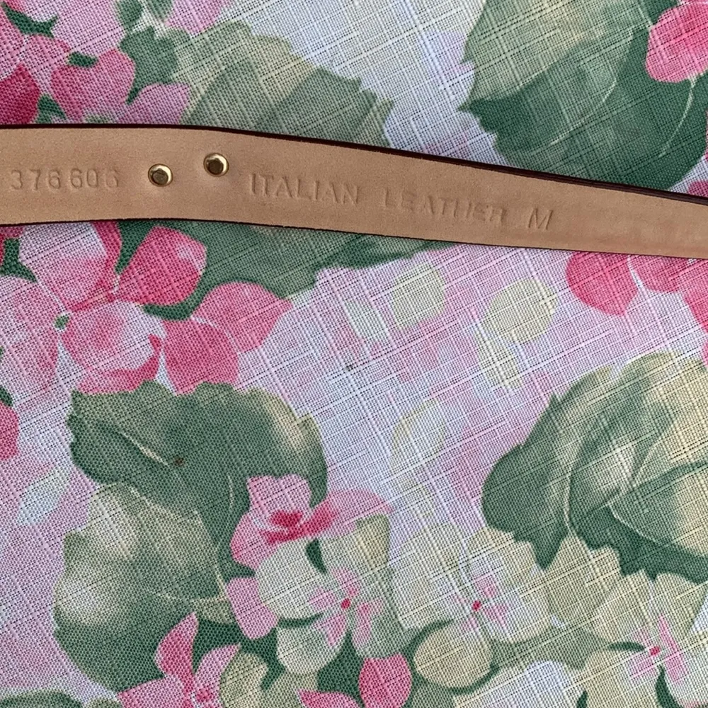 Vintage LB Belt Company Leather Golf Club Belt Size M Brown - Image 4