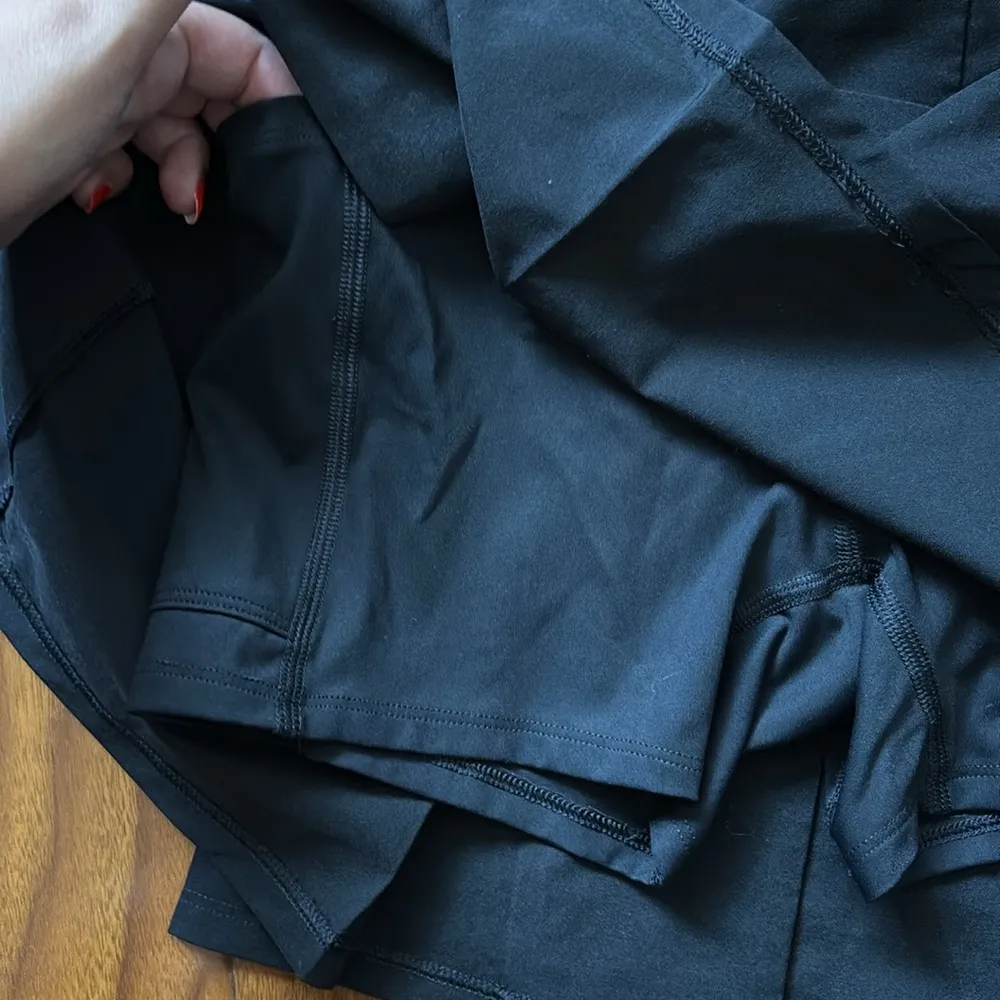 A+F Black Athletic Pleated Tennis Skirt - Image 3