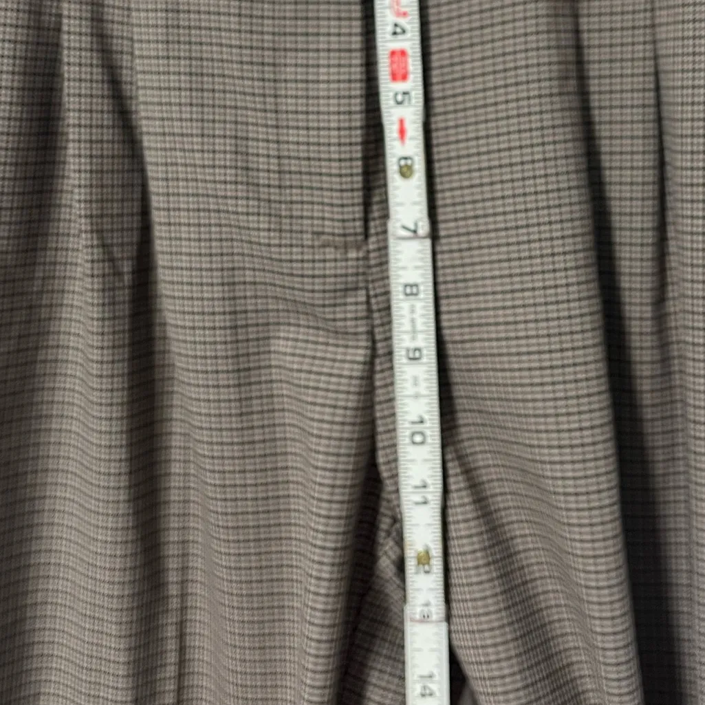 House of Harlow Pleated Houndstooth Wide Leg Trouser Pant size XS - Image 6