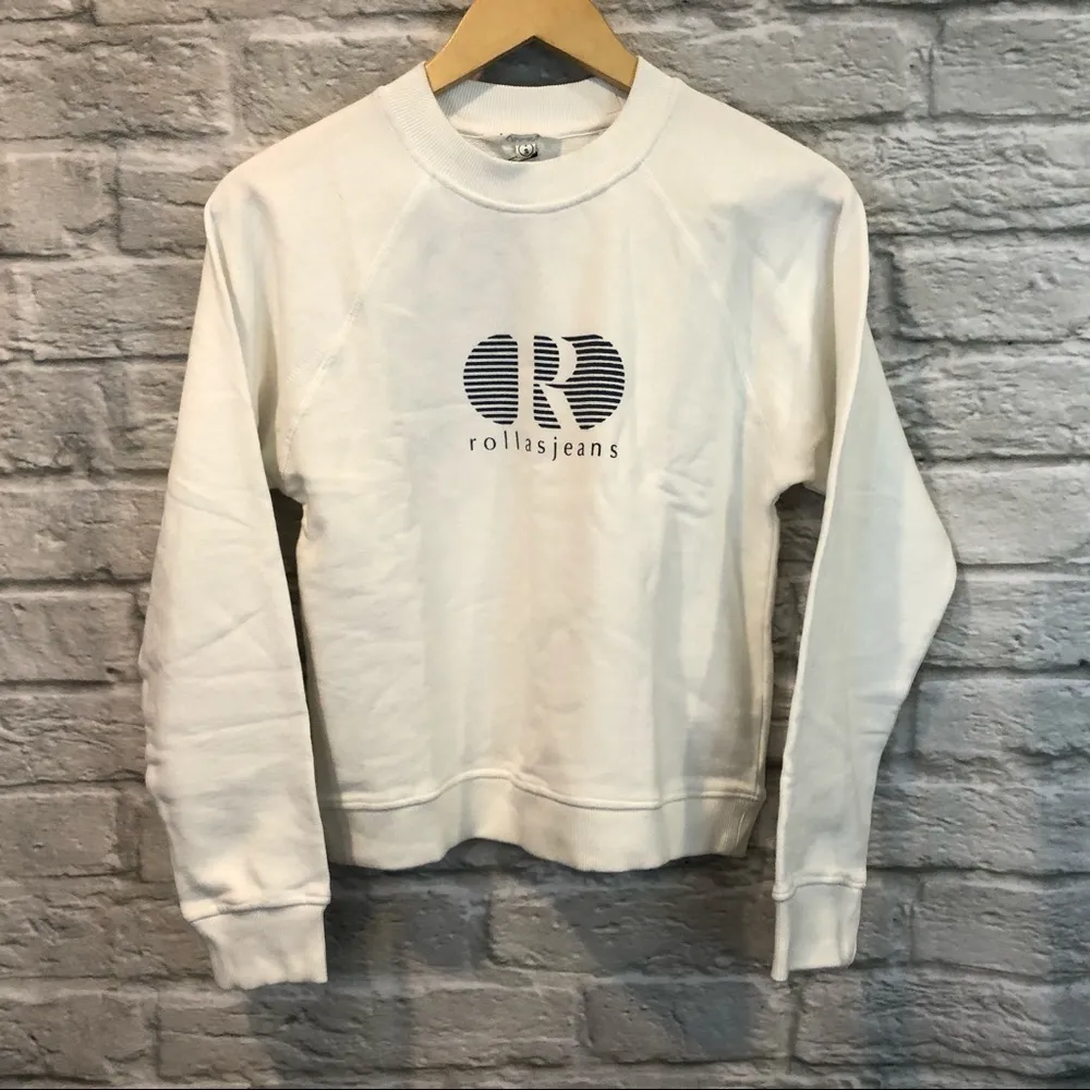 NWT Rolla’s Spellout Crewneck Sweatshirt Small - Image 2