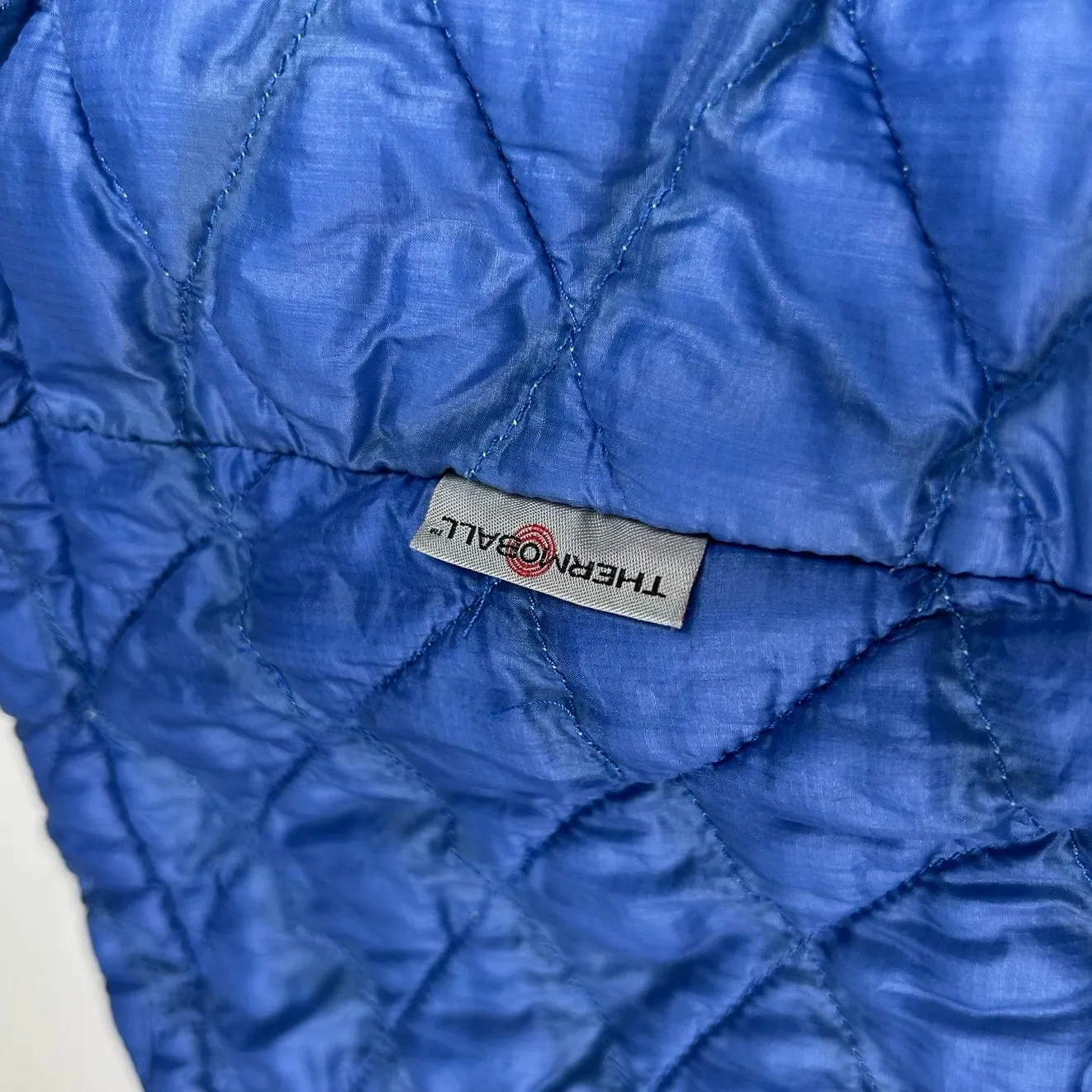 The North Face Womens Thermoball Jacket Size Small Puffer Blue Packable - Image 5