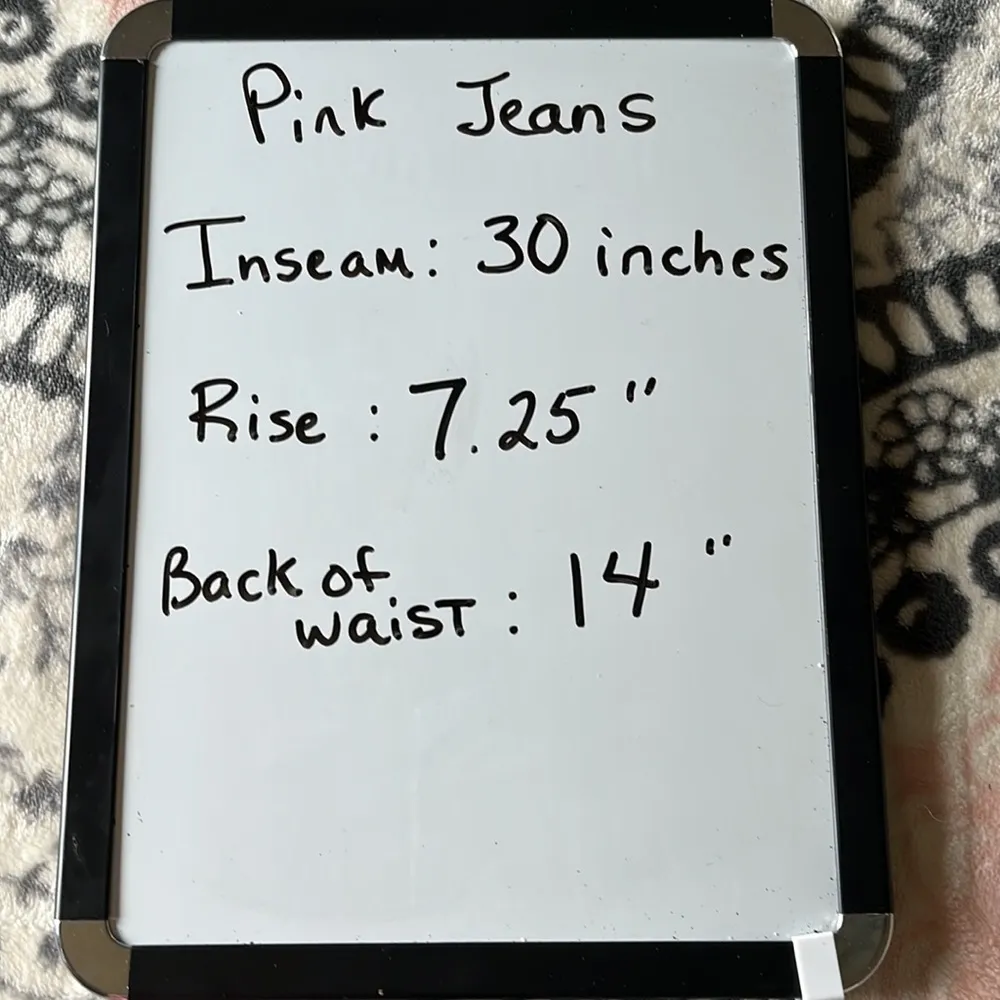 Jeans Pink Denim Jeans Skinny Womens 5 Pastel Low Rise Size undefined - Image 15