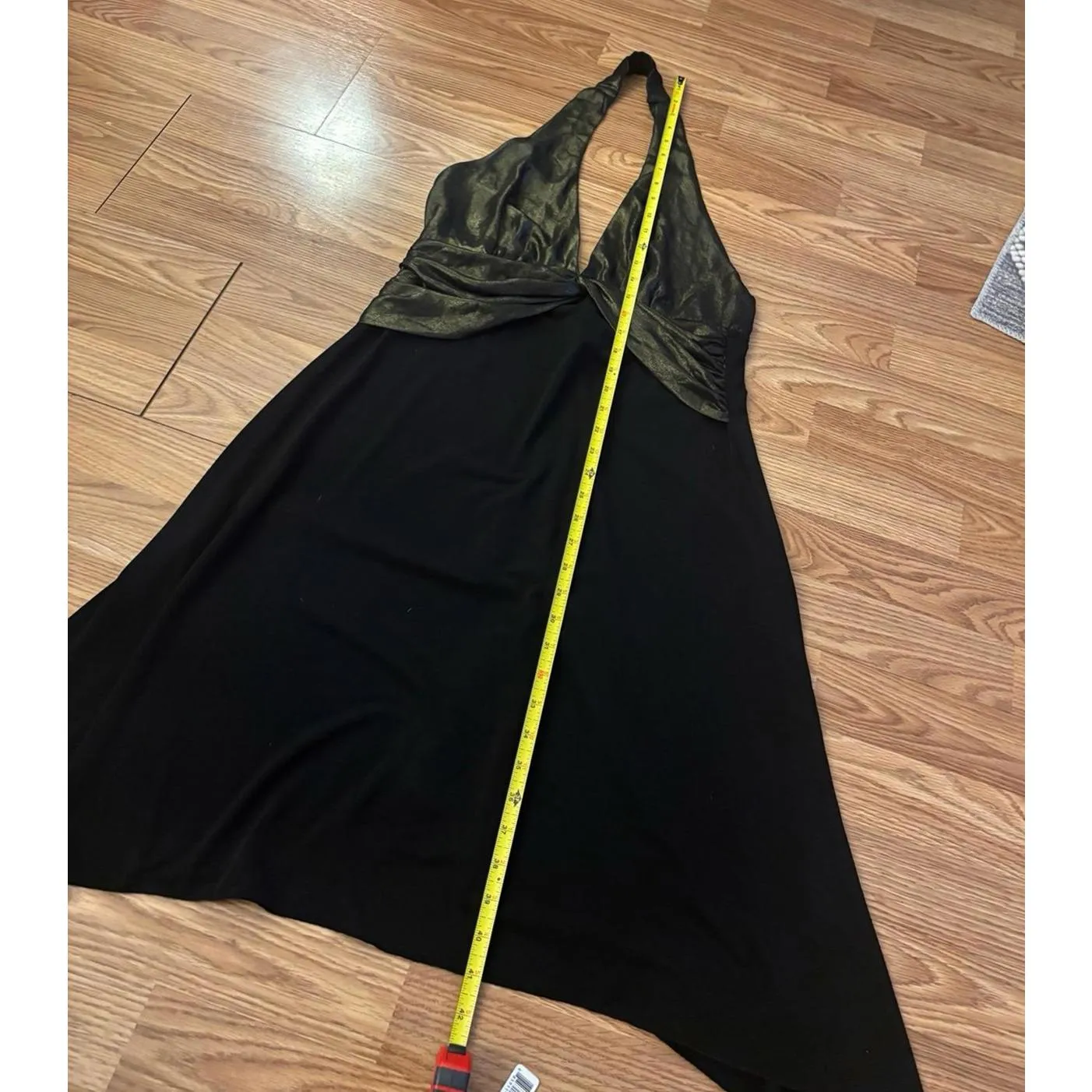 Studio 1940 Y2K  Halter Open Back Dress Size 14 - Image 4