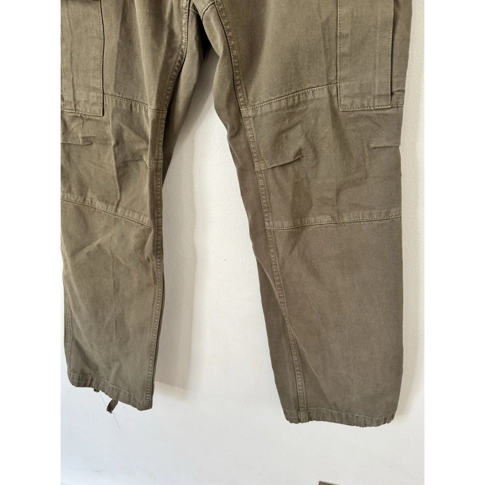 J. Galt Pants Womens Cargo Utility Straight Leg Pants Size Medium - Image 4