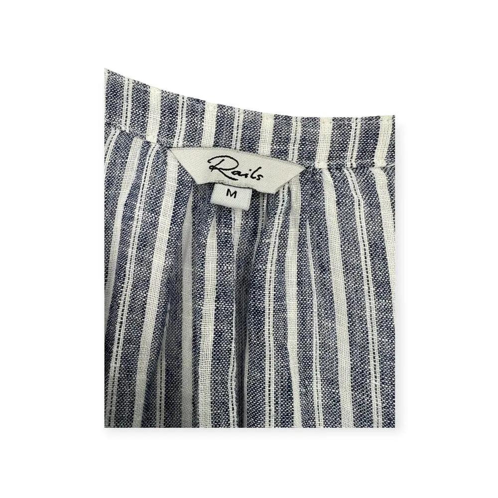 Rails | M | jasmine linen dress in tibet stripe Mini Sun Swim Coverup Revolve - Image 4