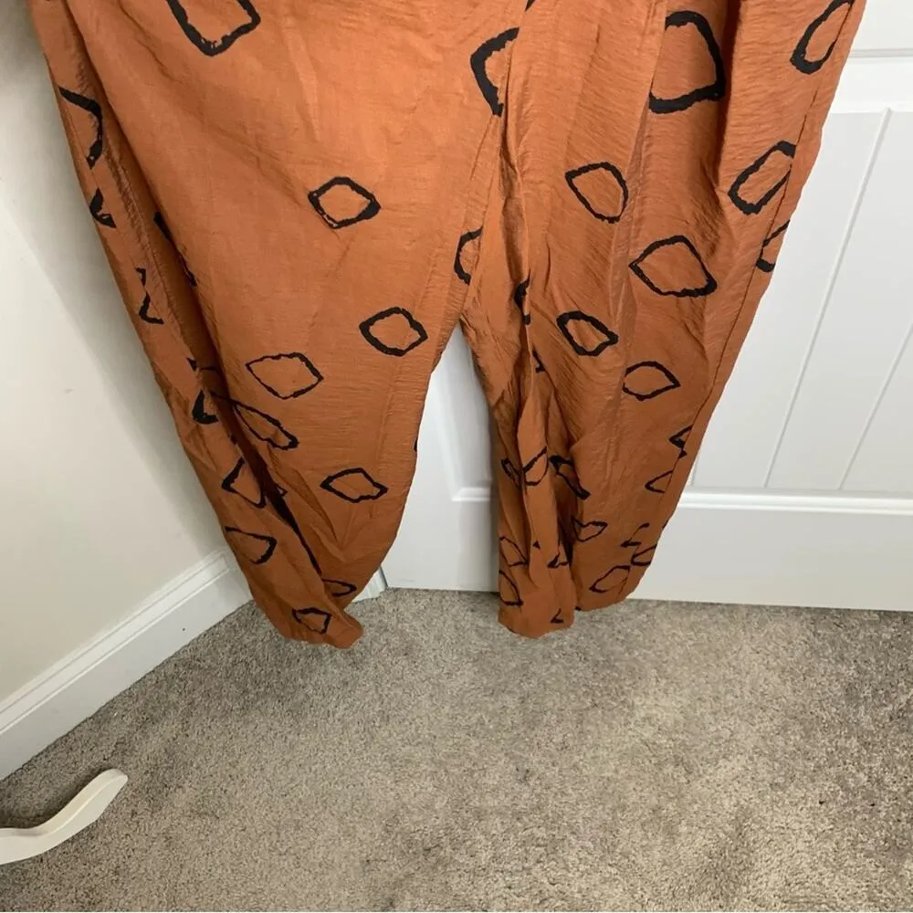 Anthropologie Eva Franco Faith wide leg halter‎ jumpsuit size 8 vacation summer - Image 5