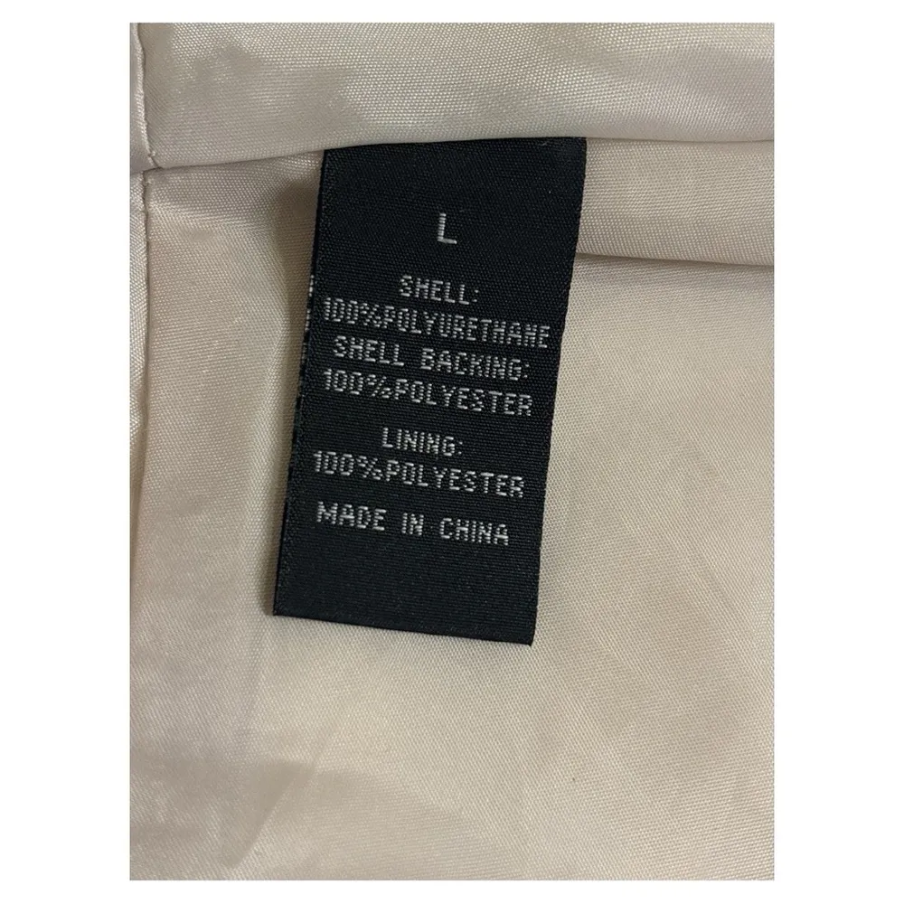 Baccini Tan Leather Jacket Smooth Finish Casual Fit - Image 3