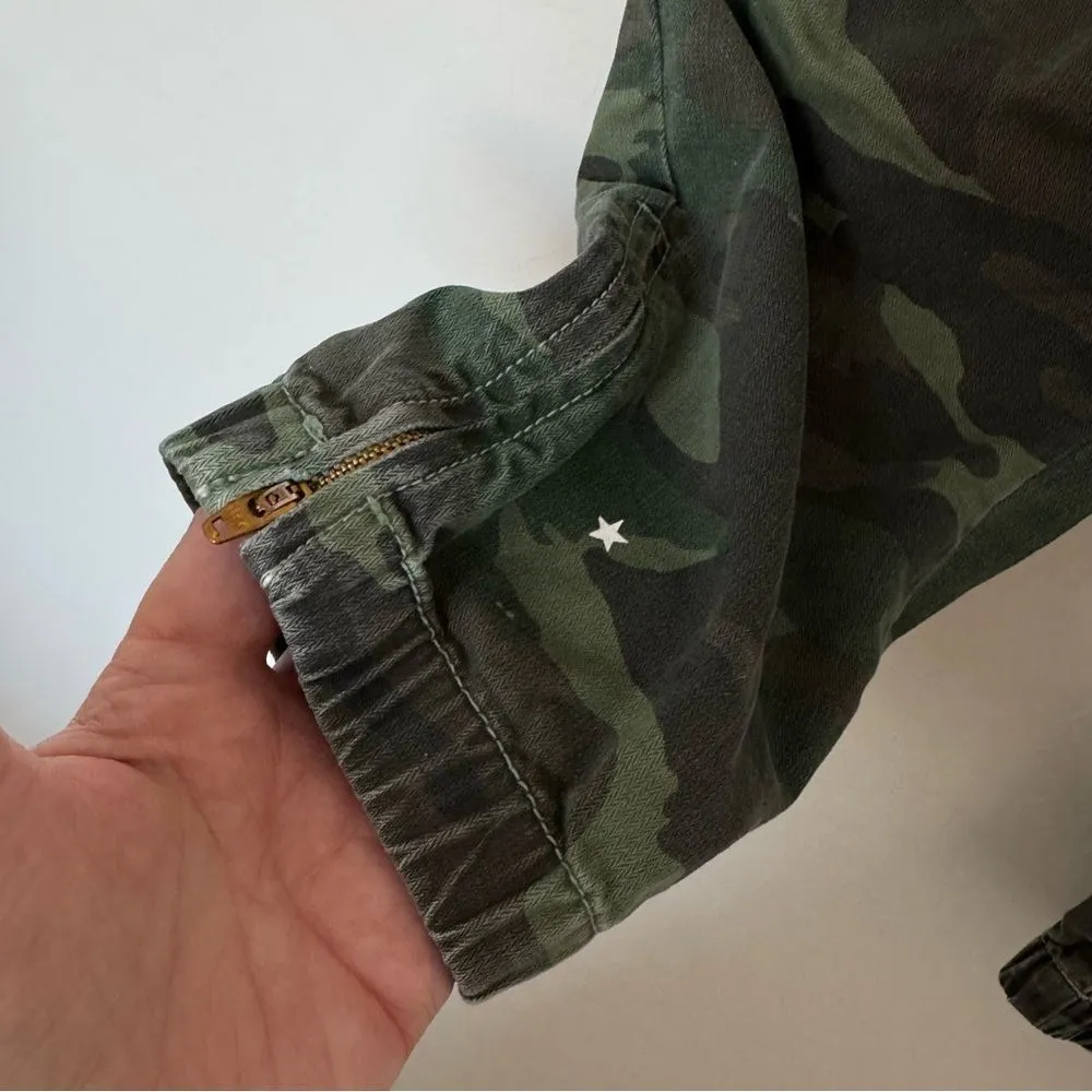 Anthropologie SUNDRY Stars No 95 Camo Zip Jogger Ankle Pants Size 26 - Image 8