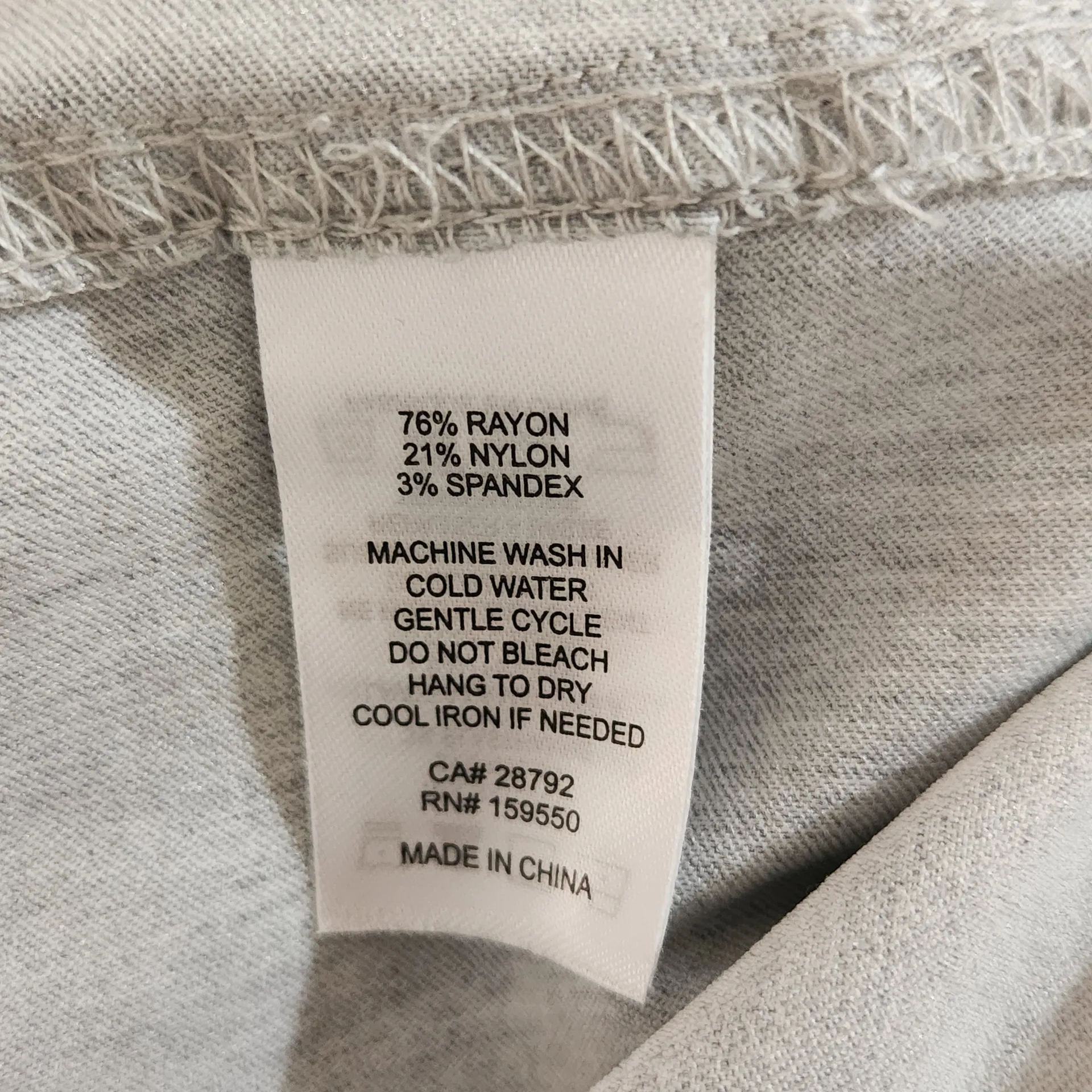 Carolina Belle Light Gray Pull On Pants with Front Pockets Size 16 - Image 12