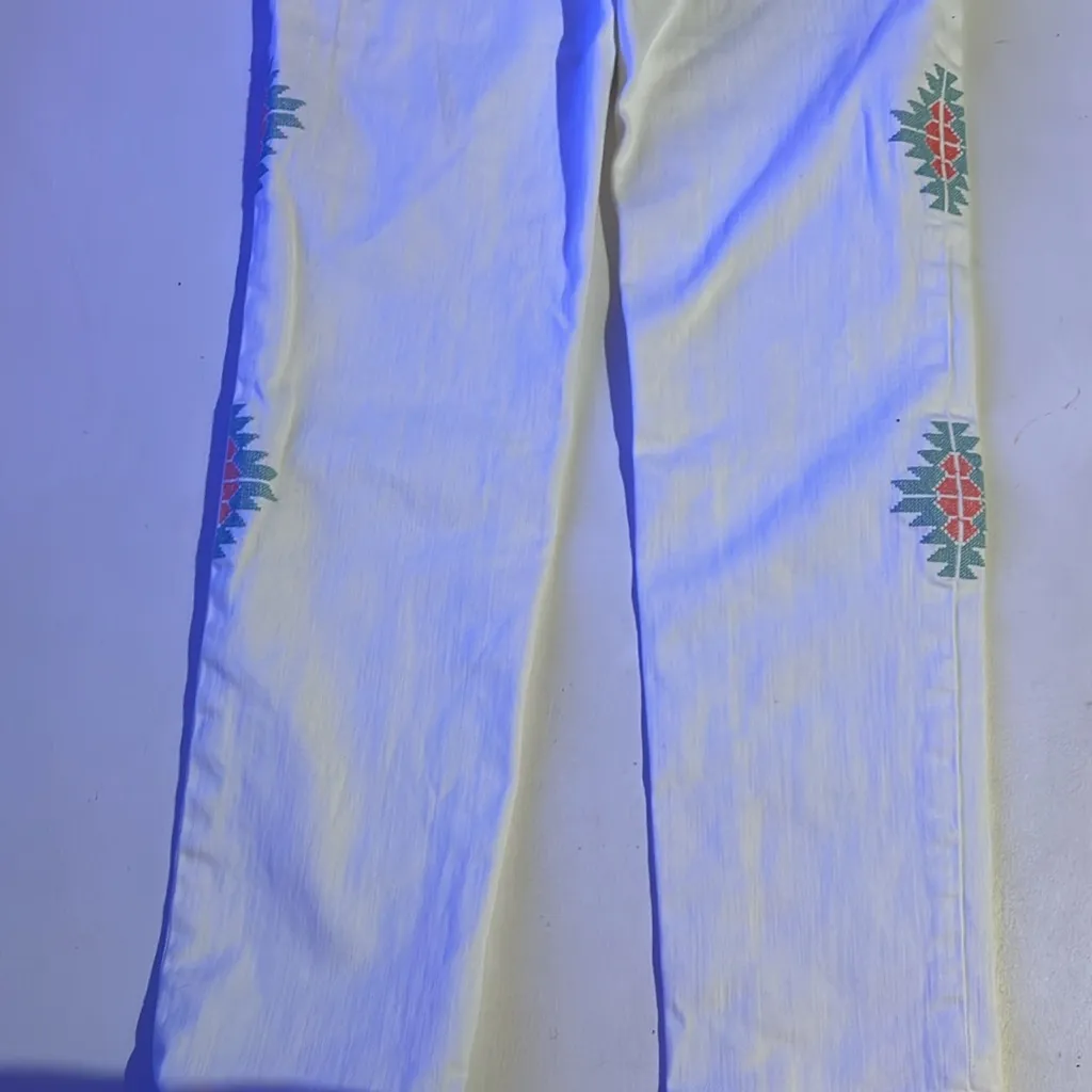 Ag Adriano Goldschmied stilt cigarette leg jeans
Tribal, embroidered 30R - Image 11