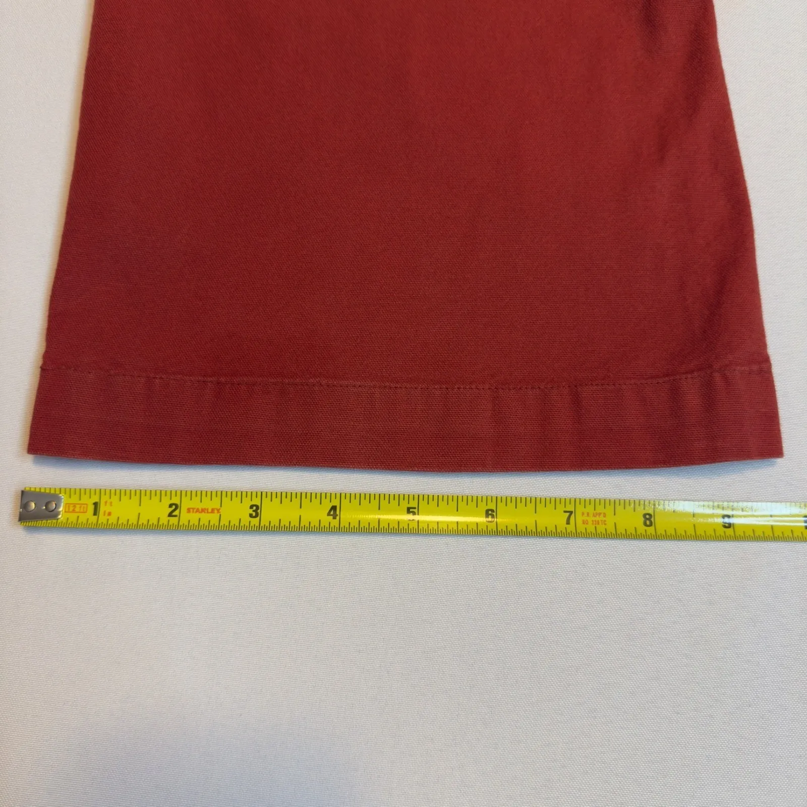 Woolrich Womens Russet Orange Casual Cotton Twill Bootcut Pants Size 12/14 32" # - Image 10