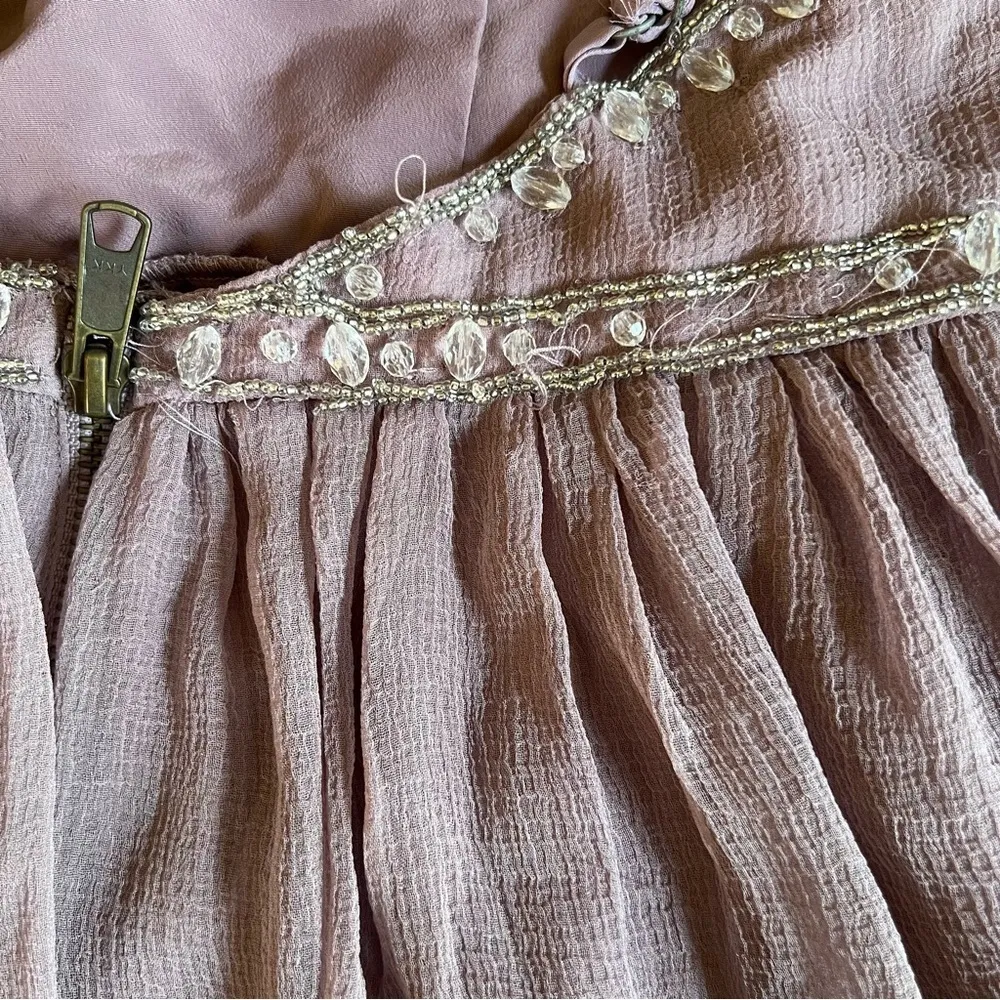 Kimchi Blue Snow Queen Dress Purple Mauve Beaded Mini Urban Outfitters 4 - Image 16