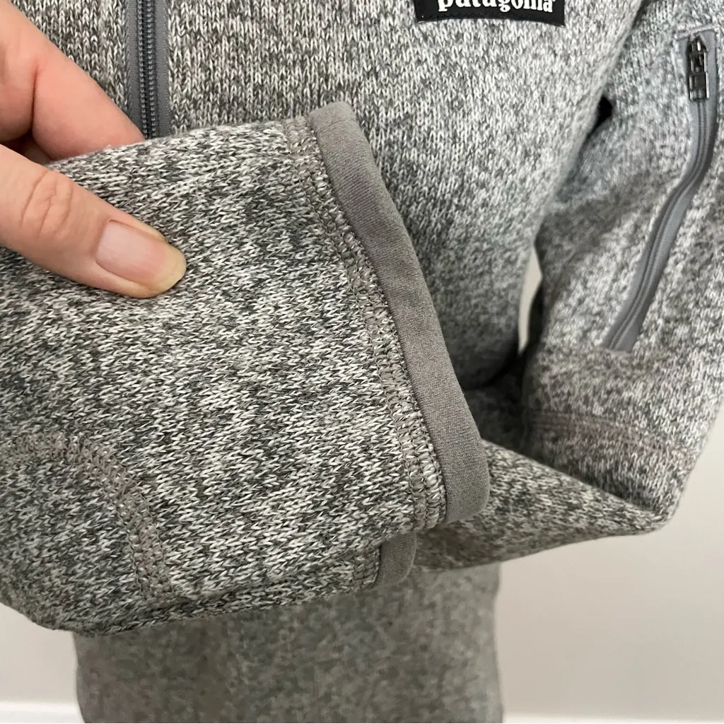 Patagonia  Better Sweater Fleece Jacket 1/4 Zip Pullover Zipper Pocket Grey - Image 4