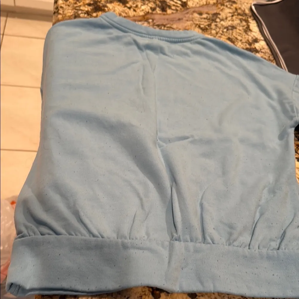 Workshop Republic Clothing Sky Blue Pullover - Image 5