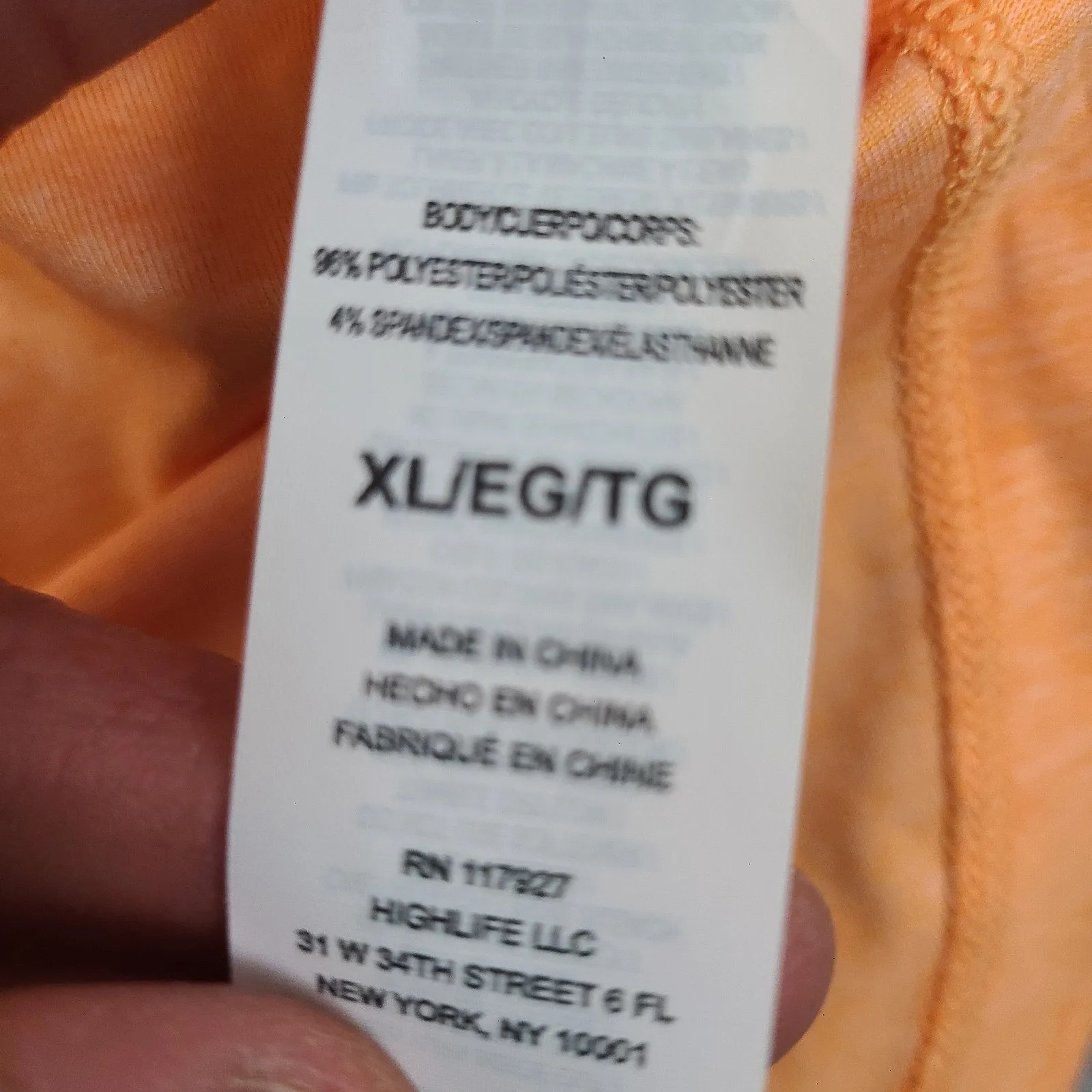 Reebok Womens Short Sleeve Crewneck Short Sleeve T-Shirt NWT Coral Size XL - Image 5