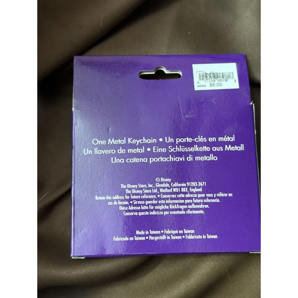 Disney 75 Years Of Love And Laughter Metal Keychain Dumbo, Tinkerbell, Cheshire - Image 3